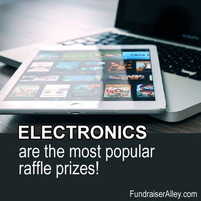 electronic raffle prizes